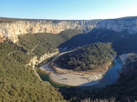 Les gorges de l'Ardèche