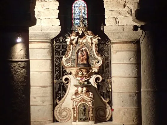 La Vierge Noire Vierge Noire Souterraine de la Basilique