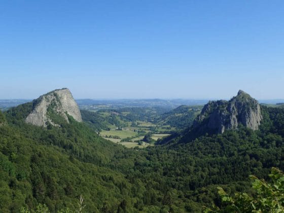 Vue depuis le parking du Guéry
