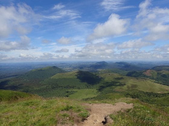 La vue depuis le Puy de Dôme