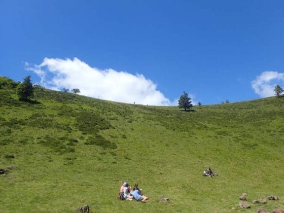 Vue depuis le bas du Puy Pariou