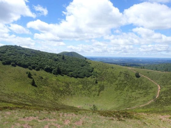 Le Puy Pariou vu d'en haut