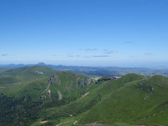 Vue panoramique depuis le sommet du Puy de Sancy