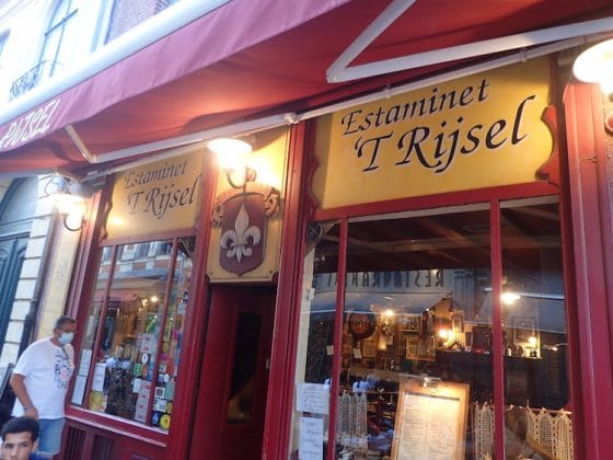 L'estaminet 'T Rijsel à Lille