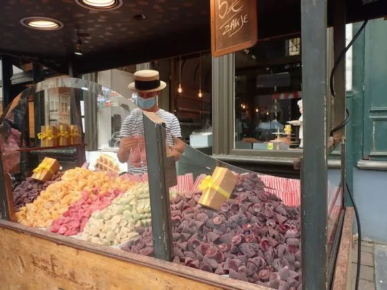 Stand de cuberdons à Gand