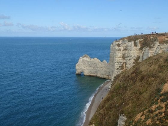 La porte d'Amont à Étretat