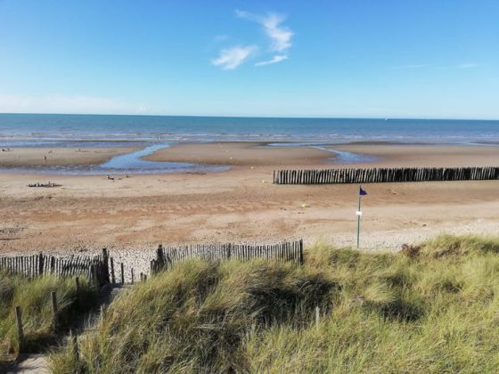 Plage de la réserve naturelle du Platier d'Oye