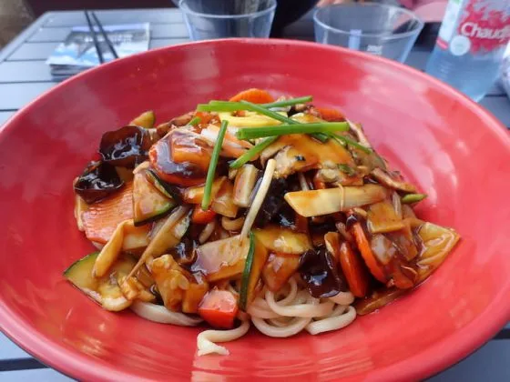 Notre assiette de nouilles au Seli's Noodlebar