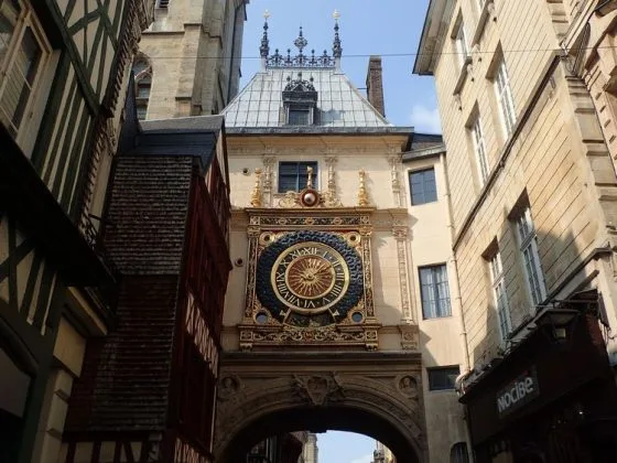 Le Gros-Horloge, au sein du beffroi de Rouen