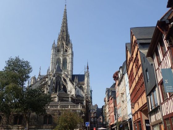 Arrière de l'Église Saint-Maclou